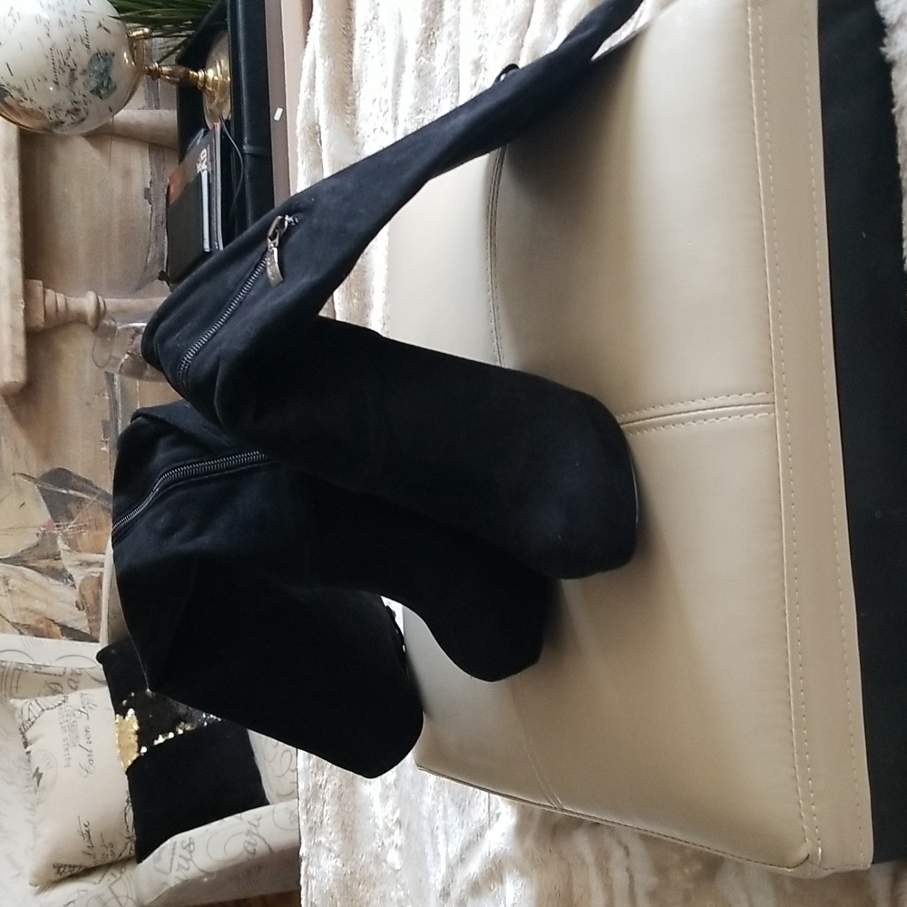 Guess Suede High Heel Boots like New